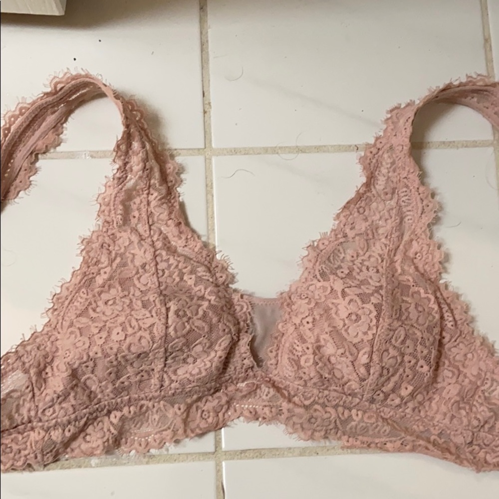 aerie pink bralette